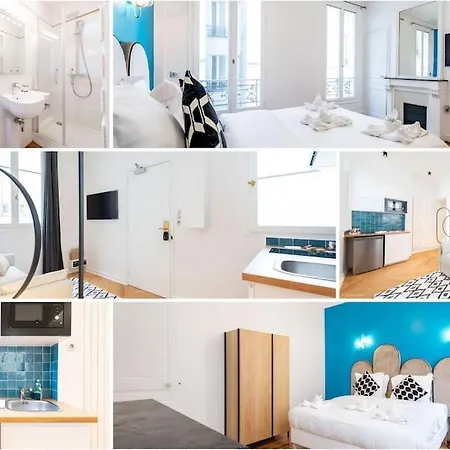 Le Deneuve - Passy Tour Eiffel A Pied - 4 Personnes-logement Entierement Climatise Parigi